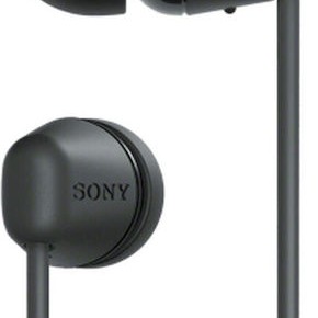 Sony WI-C100 In-ear Bluetooth Handsfree Ακουστικά με Αντοχή στον Ιδρώτα Μαύρα