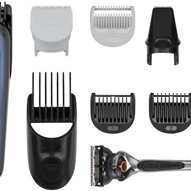 Braun Επαναφορτιζόμενη Κουρευτική Μηχανή Μπλε MGK7410