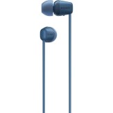 Sony WI-C100 In-ear Bluetooth Handsfree Ακουστικά με Αντοχή στον Ιδρώτα Μπλε