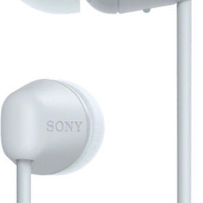 Sony WI-C100 In-ear Bluetooth Handsfree Ακουστικά με Αντοχή στον Ιδρώτα Λευκά