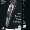 Braun Series 7 Trimmer Μηχανή Επαναφορτιζόμενη Black / Space Grey BT7420