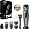 Braun Series 7 Trimmer Μηχανή Επαναφορτιζόμενη Black / Space Grey BT7420