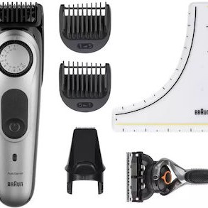 Braun Series 7 Trimmer Μηχανή Επαναφορτιζόμενη Black / Space Grey BT7420