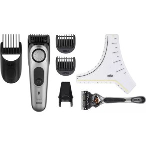Braun Series 7 Trimmer Μηχανή Επαναφορτιζόμενη Black / Space Grey BT7420