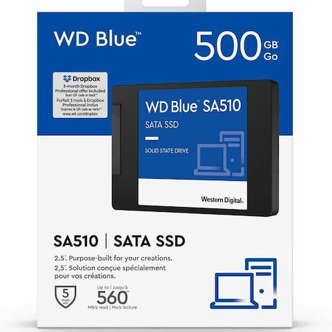 Western Digital SA510 SSD 500GB 2.5'' SATA III