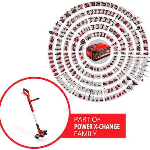 Einhell GE-CT 18/30 Χορτοκοπτικό Μπαταρίας Ώμου / Χειρός 18V Solo 2.1kg