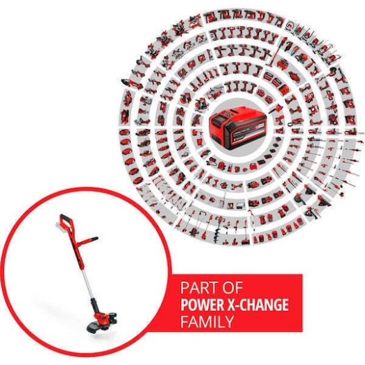 Einhell GE-CT 18/30 Χορτοκοπτικό Μπαταρίας Ώμου / Χειρός 18V Solo 2.1kg