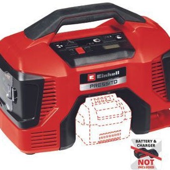 Einhell Τρόμπα Αυτοκινήτου Pressito Επαναφορτιζόμενη 18V (Χωρίς Μπαταρία)