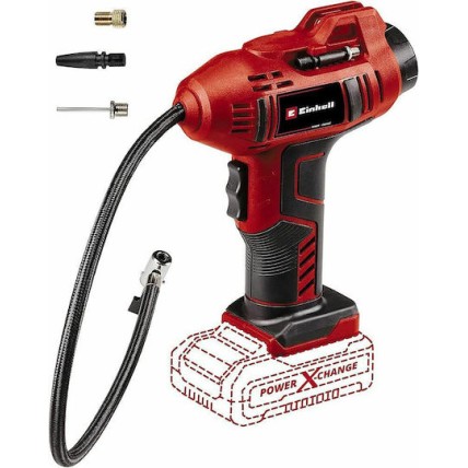 Einhell Τρόμπα Αυτοκινήτου Επαναφορτιζόμενη 18V (Χωρίς Μπαταρία)