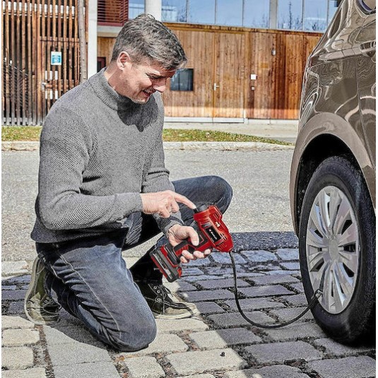 Einhell Τρόμπα Αυτοκινήτου Επαναφορτιζόμενη 18V (Χωρίς Μπαταρία)