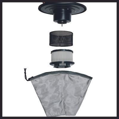 Einhell Σκούπα Στάχτης 1200W με Κάδο 18lt