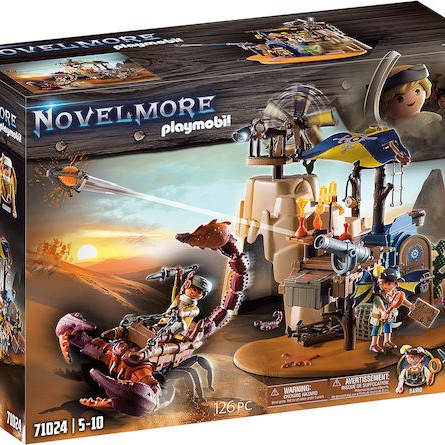 Playmobil Novelmore Μυστική Βάση Με Γιγάντιο Σκορπιό για 5-10 ετών