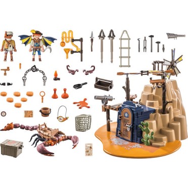 Playmobil Novelmore Μυστική Βάση Με Γιγάντιο Σκορπιό για 5-10 ετών