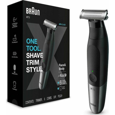 Braun Trimmer Μηχανή Επαναφορτιζόμενη XT5200