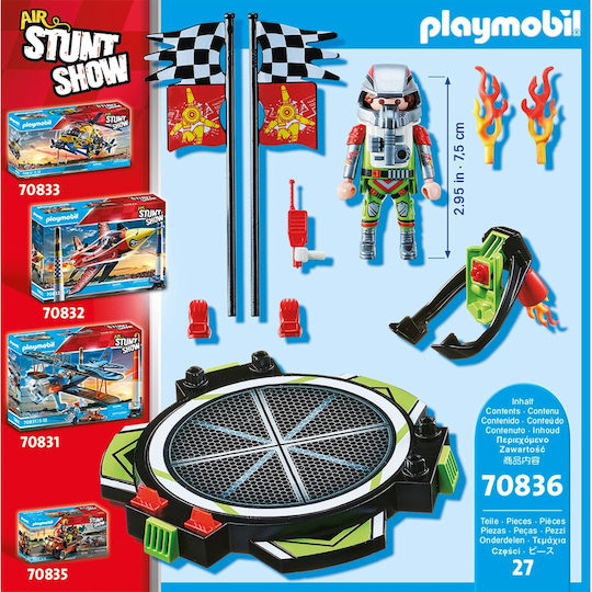 Playmobil Stunt Show Stuntman with Jetpack για 5-12 ετών