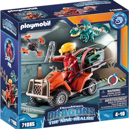 Playmobil Dragons The Nine Realms - Phil για 4-10 ετών