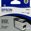 Epson T5801 Γνήσιο Μελάνι Εκτυπωτή InkJet Photo Μαύρο (C13T580100)
