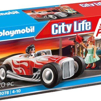 Playmobil City Life Hot Rod για 4-10 ετών
