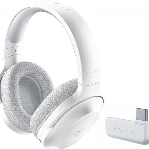 Razer Barracuda X Ασύρματο Over Ear Gaming Headset με σύνδεση 3.5mm / USB / Bluetooth Λευκό