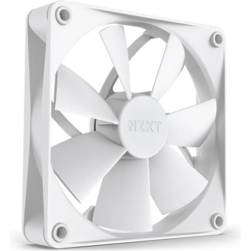 NZXT F140P Case Fan με Λευκό Φωτισμό και Σύνδεση 4-Pin PWM Λευκό