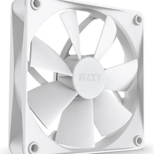 NZXT F140P Case Fan με Λευκό Φωτισμό και Σύνδεση 4-Pin PWM Λευκό