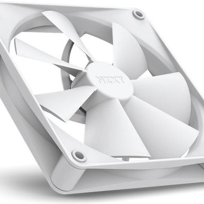 NZXT F140P Case Fan με Λευκό Φωτισμό και Σύνδεση 4-Pin PWM Λευκό