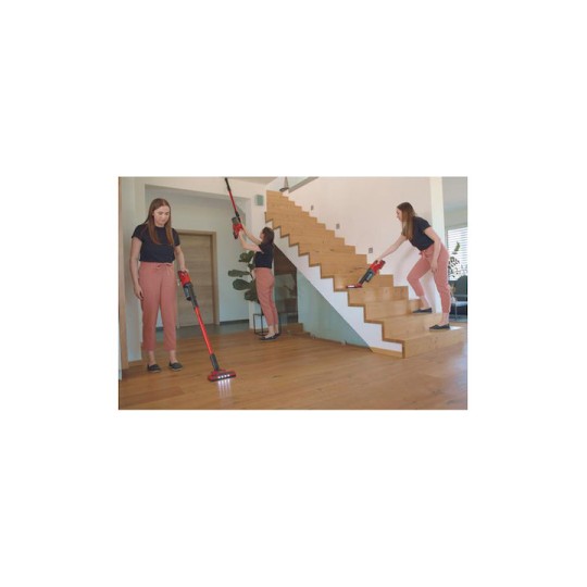 Einhell Επαναφορτιζόμενη Σκούπα 2 σε 1 Stick & Χειρός Χωρίς Φορτιστή & Μπαταρία Κόκκινη 2347180