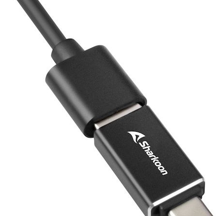 Sharkoon USB 3.2 Hub 4 Θυρών με σύνδεση USB-A / USB-C / Ethernet