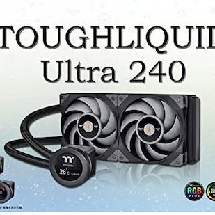 Thermaltake Toughliquid Ultra 240 Sync Υδρόψυξη Επεξεργαστή Διπλού Ανεμιστήρα 120mm για Socket AM4/1200/115x με RGB Φωτισμό