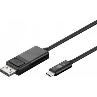 Goobay USB 2.0 Cable USB-C male - DisplayPort male Μαύρο 1.2m (79295)
