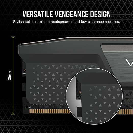 Corsair Vengeance DDR5 32GB RAM με 2x16GB Modules και Ταχύτητα 6200 για Desktop