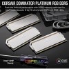Corsair Dominator Platinum RGB DDR5 32GB RAM με 2x16GB Modules και Ταχύτητα 6200 για Desktop
