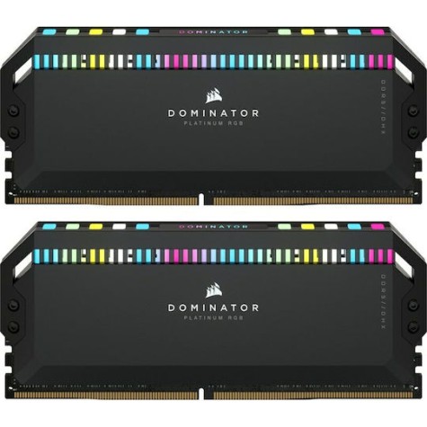 Corsair Dominator Platinum RGB DDR5 64GB RAM με 2x32GB Modules και Ταχύτητα 5600 για Desktop