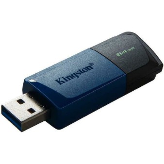 Kingston Datatraveler Exodia M 64GB USB 3.2 Stick Μαύρο