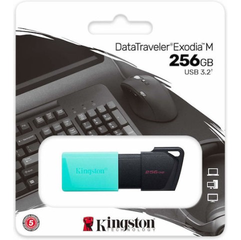 Kingston DataTraveler Exodia M 256GB USB 3.2 Stick Πράσινο