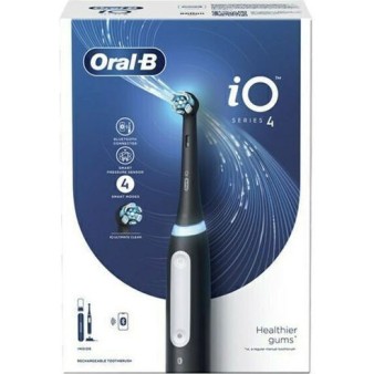 Oral-B iO Series 3n Ηλεκτρική Οδοντόβουρτσα με Αισθητήρα Πίεσης και Θήκη Ταξιδίου Μαύρη