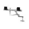 Ergotron LX Dual Direct Βάση Γραφείου για 2 Οθόνες με Βραχίονα Λευκή