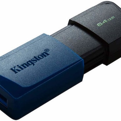 Kingston DataTraveler Exodia M Duo 64GB USB 3.2 Stick Μαύρο 2τμχ