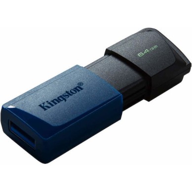 Kingston DataTraveler Exodia M Duo 64GB USB 3.2 Stick Μαύρο 2τμχ