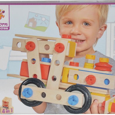 Eichhorn Παιχνίδι Κατασκευών Ξύλινo Heros Constructor για Παιδιά 4+ Ετών
