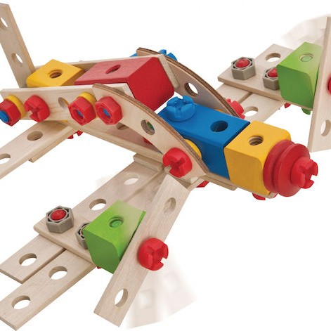 Eichhorn Παιχνίδι Κατασκευών Ξύλινo Heros Constructor για Παιδιά 4+ Ετών