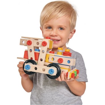 Eichhorn Παιχνίδι Κατασκευών Ξύλινo Heros Constructor για Παιδιά 4+ Ετών