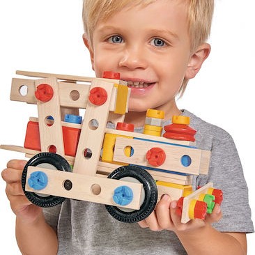 Eichhorn Παιχνίδι Κατασκευών Ξύλινo Heros Constructor για Παιδιά 4+ Ετών