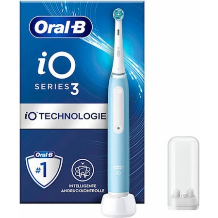 Oral-B iO Series 3N Ηλεκτρική Οδοντόβουρτσα με Αισθητήρα Πίεσης και Θήκη Ταξιδίου Μπλε