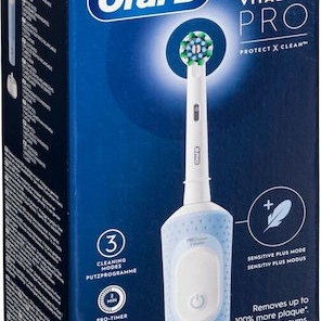 Oral-B Vitality Pro Protect X Clean Ηλεκτρική Οδοντόβουρτσα Μπλε