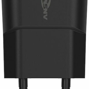 Ansmann Φορτιστής Χωρίς Καλώδιο με Θύρα USB-A Μαύρος (HC105)