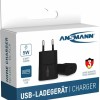 Ansmann Φορτιστής Χωρίς Καλώδιο με Θύρα USB-A Μαύρος (HC105)