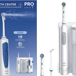 Oral-B Center Oxyjet Oral Irrigator Ηλεκτρική Οδοντόβουρτσα Λευκή