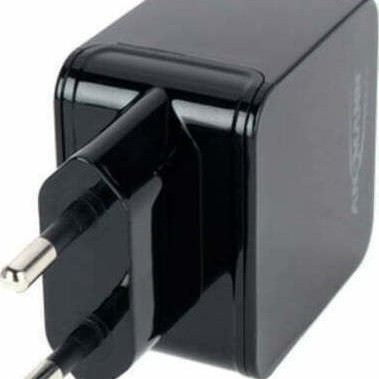 Ansmann Φορτιστής Χωρίς Καλώδιο με Θύρα USB-A Μαύρος (HC212)