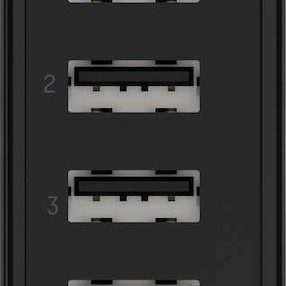 Ansmann Φορτιστής Χωρίς Καλώδιο με 4 Θύρες USB-A 30W Μαύρος (HC430)
